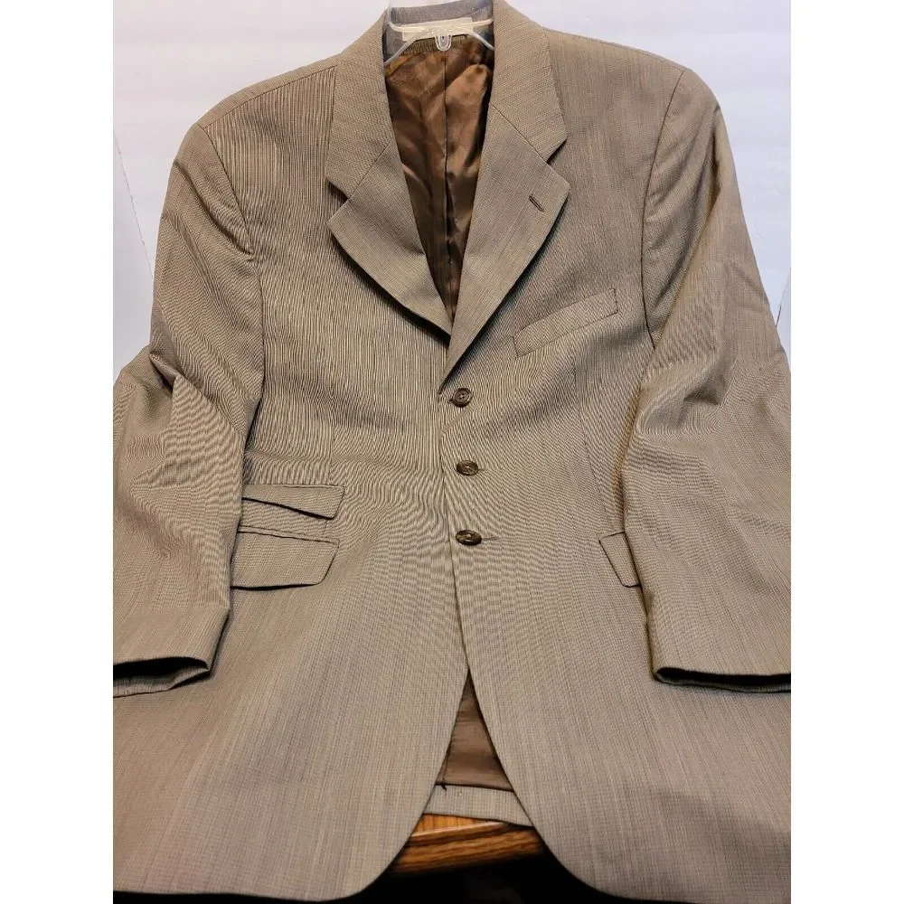 Ralph, Ralph Lauren mens suit jacket, brown,‎ small check 44